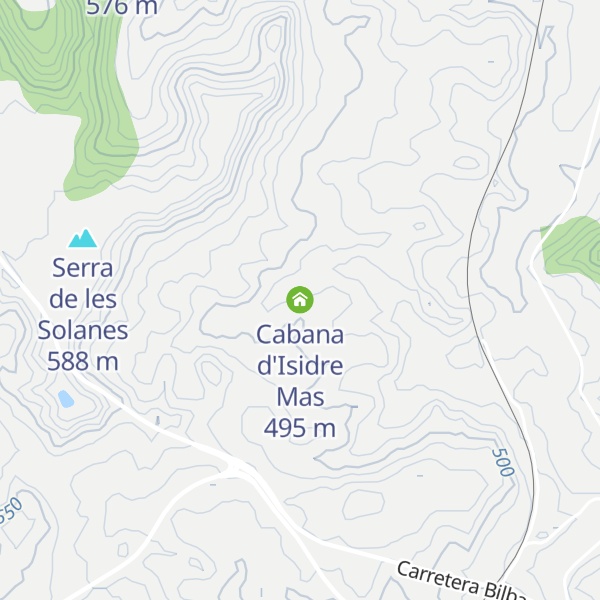 Map of Cabana d'Isidre Mas