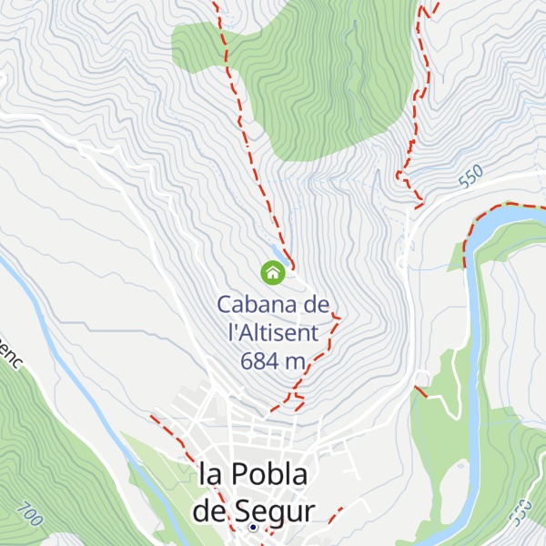Map of Cabana de l'Altisent