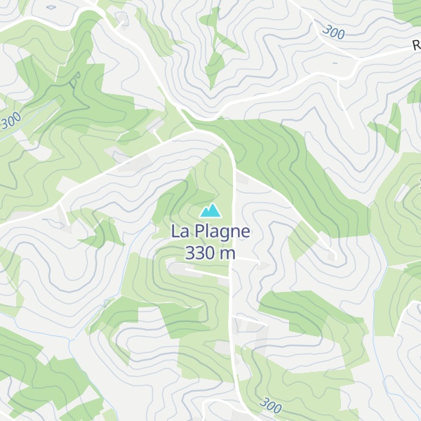 Map of La Plagne