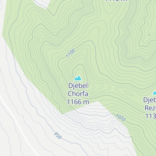 Map of Djebel Chorfa