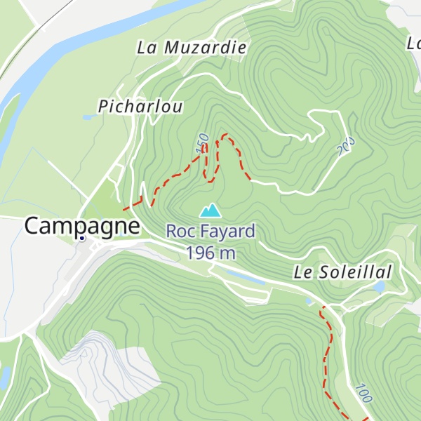 Map of Roc Fayard