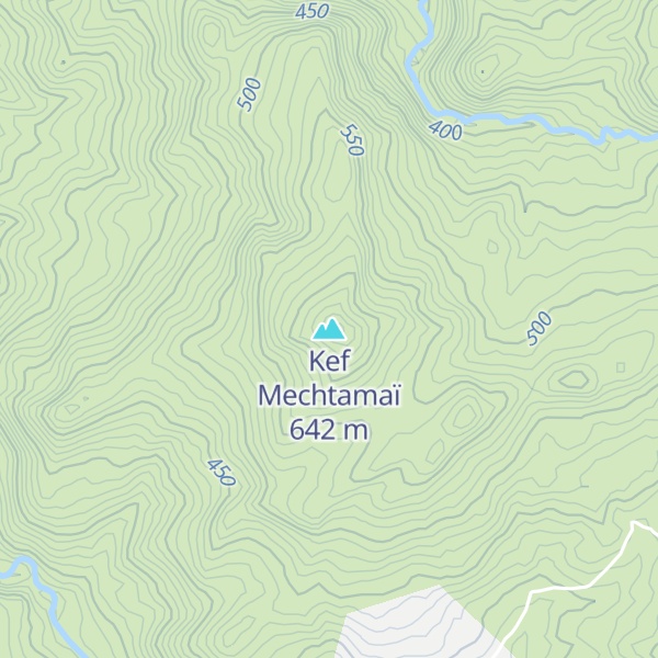 Map of Kef Mechtamaï