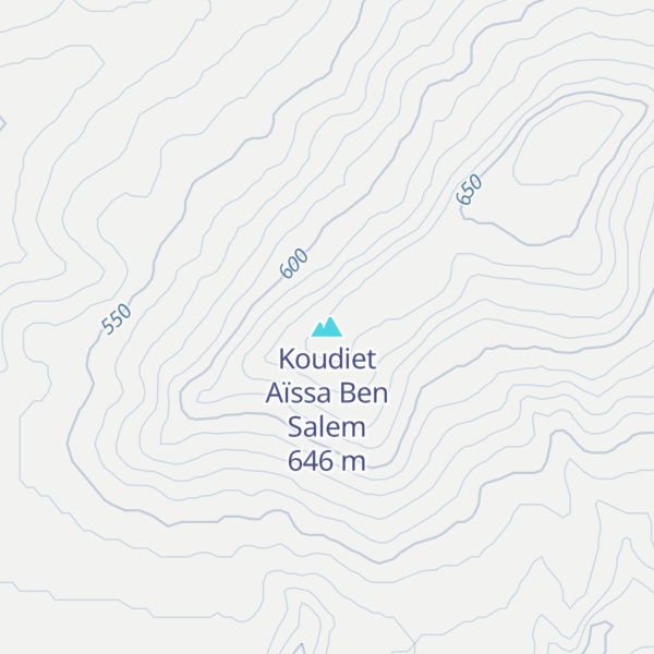 Map of Koudiet Aïssa Ben Salem