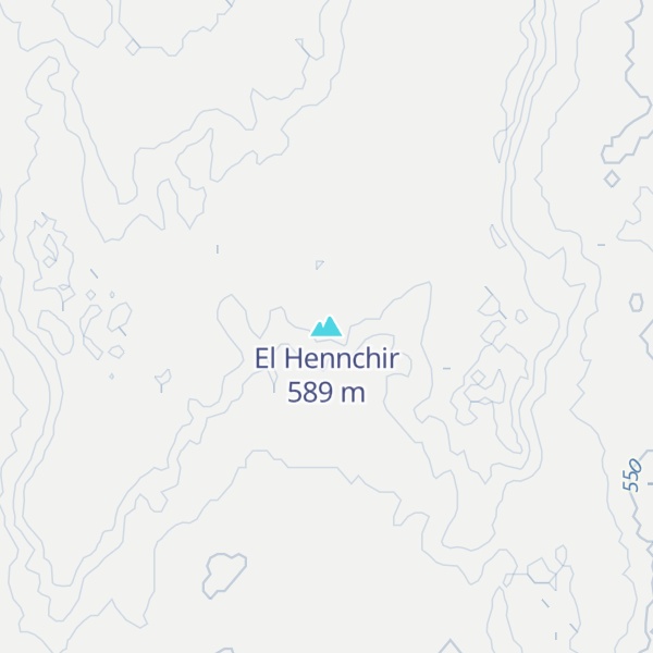 Map of El Hennchir