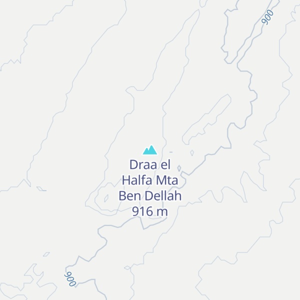 Map of Draa el Halfa Mta Ben Dellah