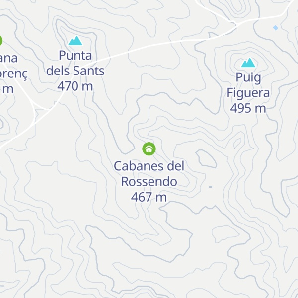 Map of Cabanes del Rossendo