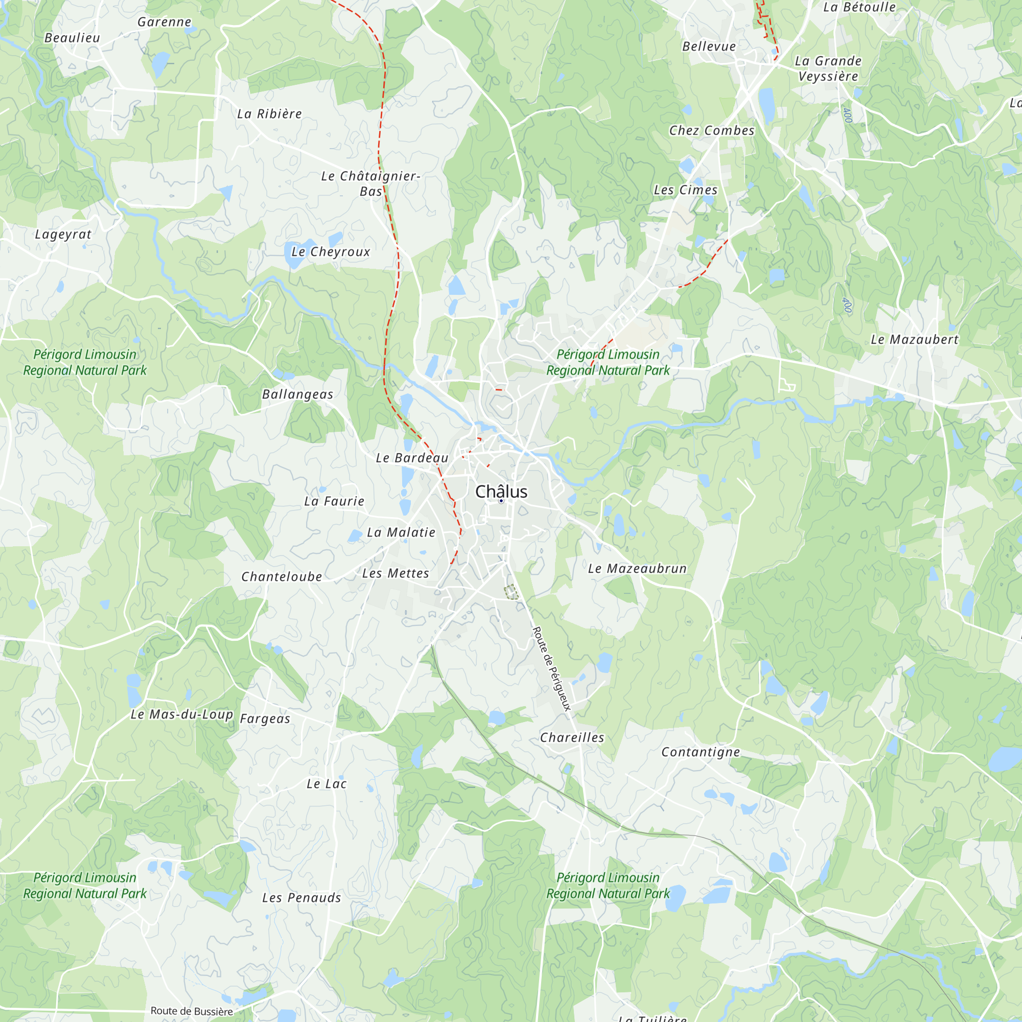 Bureau d'Informations Touristiques de Châlus map