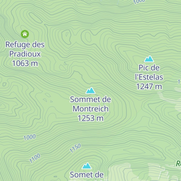 Map of Sommet de Montreich