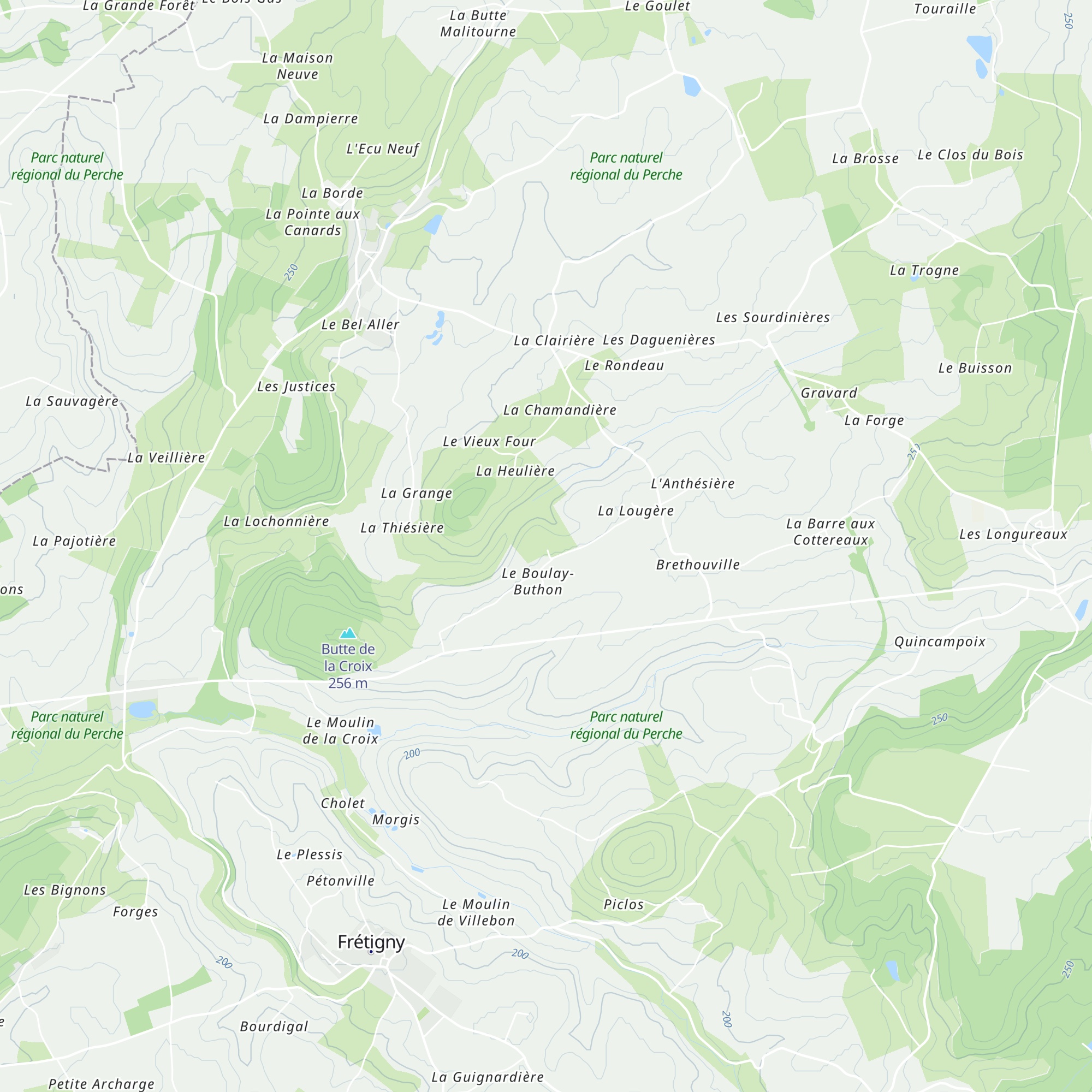 Gîte de L'Auberdière map