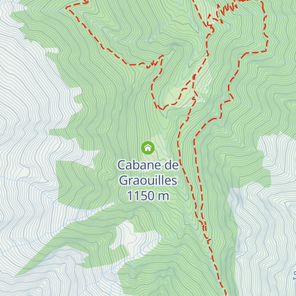 Map of Cabane de Graouilles