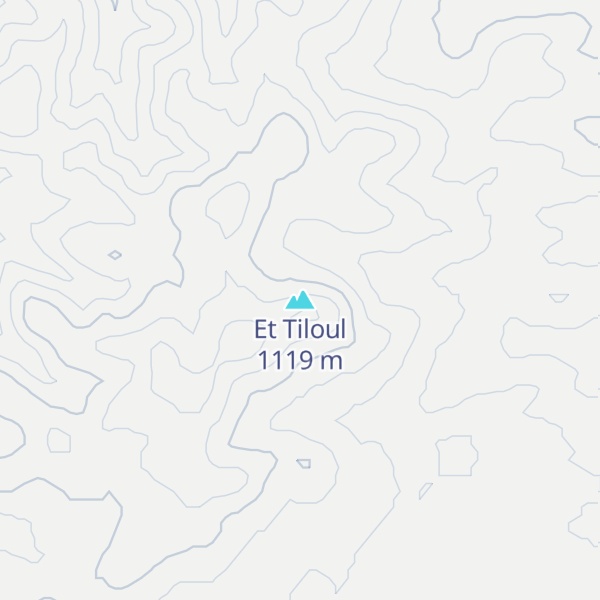 Map of Et Tiloul
