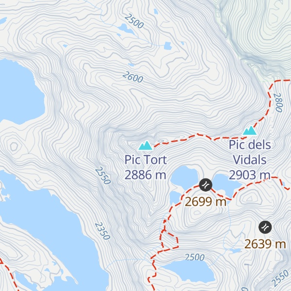 Map of Pic Tort