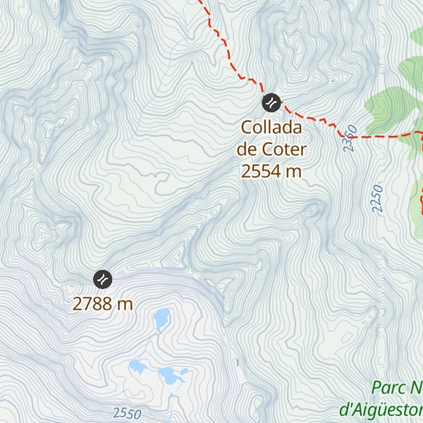 Map of Agulles de Monestero