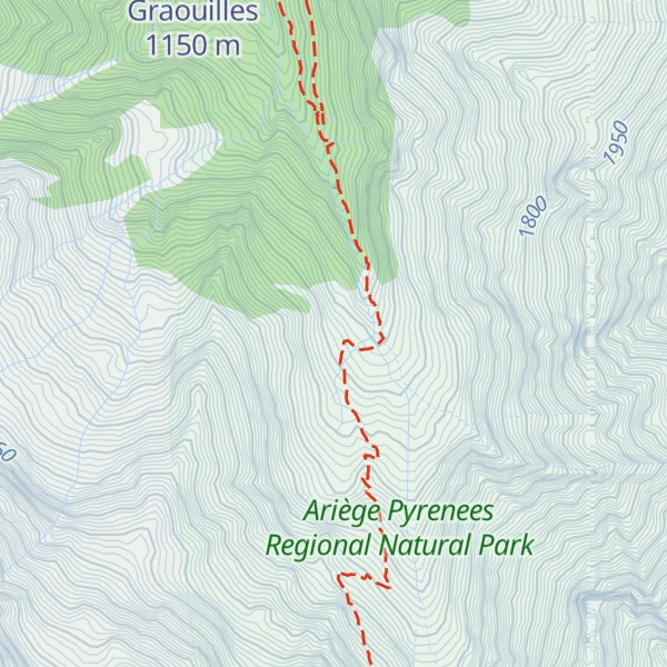 Map of Cabane de la Hounta