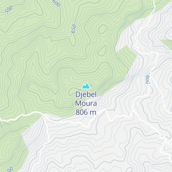 Map of Djebel Moura