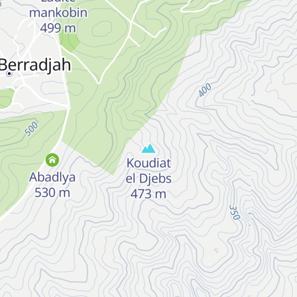 Map of Koudiat el Djebs