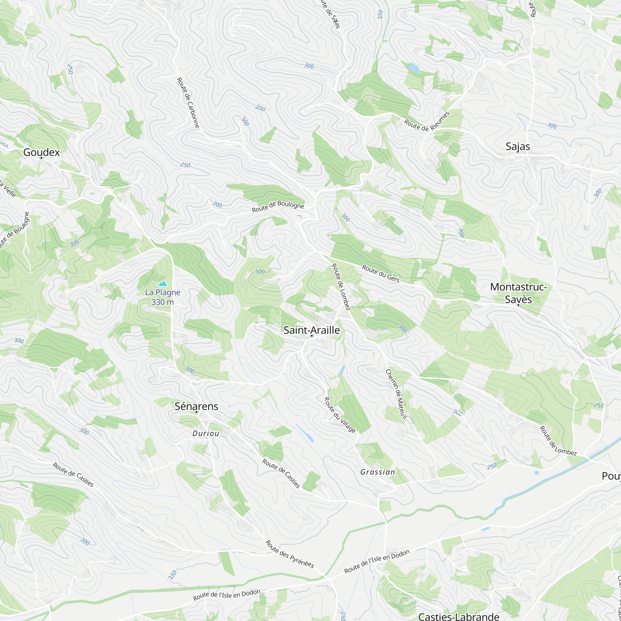Gîte Le Grabieu map