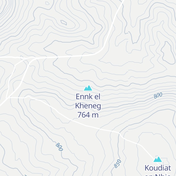 Map of Ennk el Kheneg