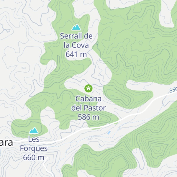 Map of Cabana del Pastor