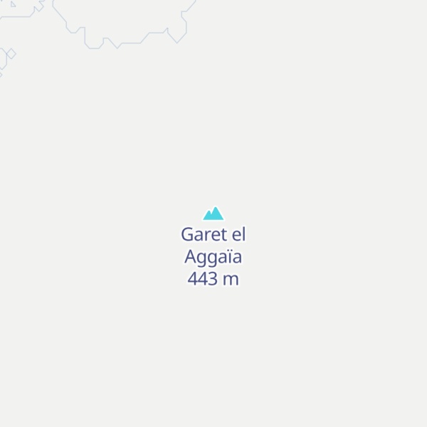 Map of Garet el Aggaïa