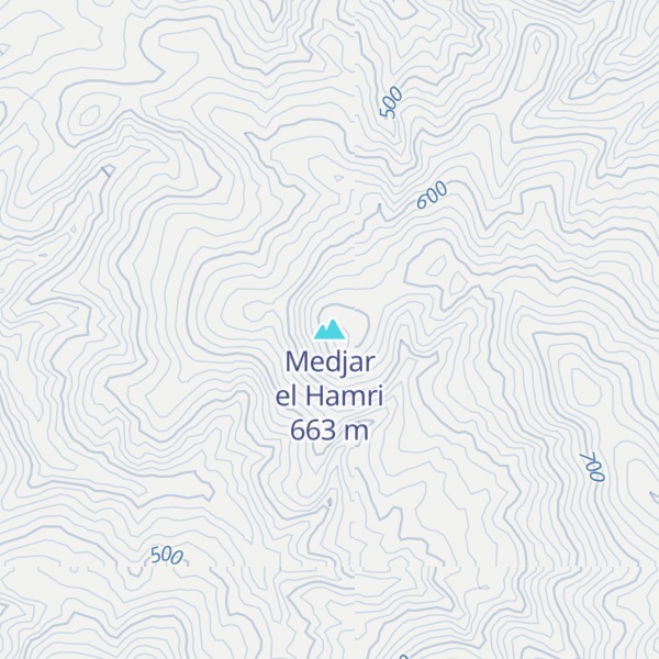 Map of Medjar el Hamri