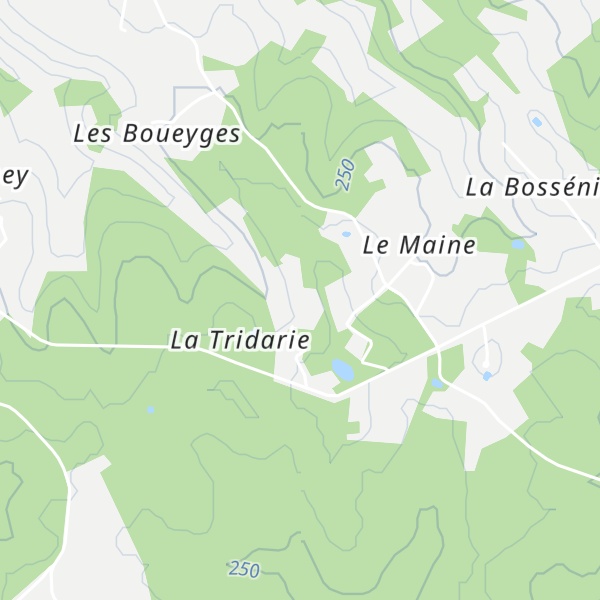 Map of Gîte du Grand Retour
