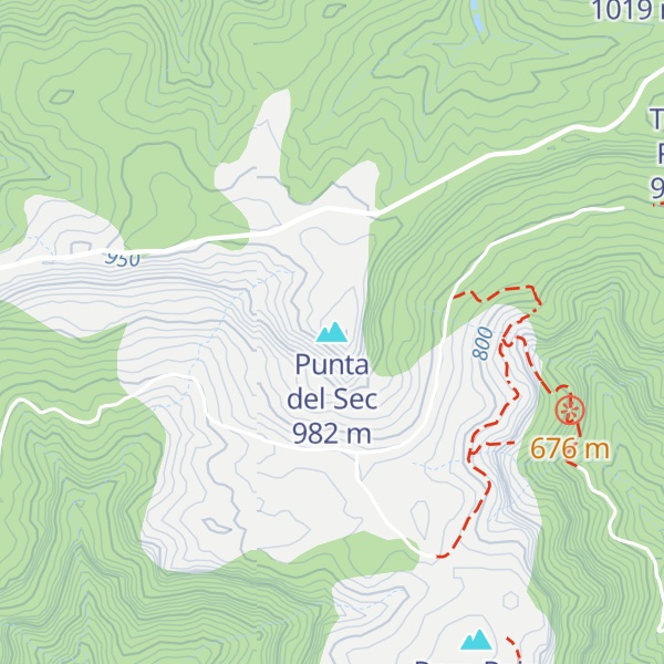 Map of Punta del Sec