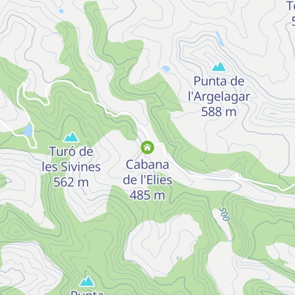 Map of Cabana de l'Elies