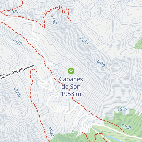 Map of Cabanes de Son