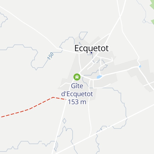 Map of Gîte d'Ecquetot