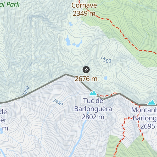 Map of Pic de Cornave