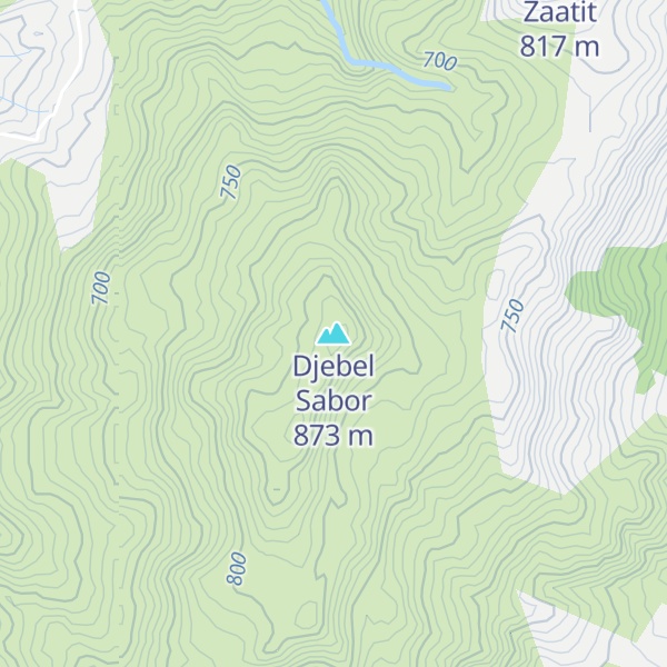 Map of Djebel Sabor