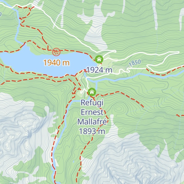 Map of Refugi Ernest Mallafré