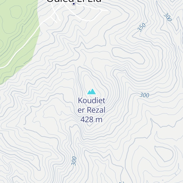 Map of Koudiet er Rezal