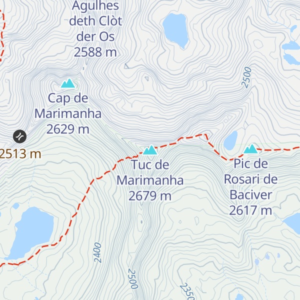 Map of Tuc de Marimanha