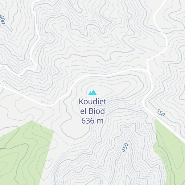 Map of Koudiet el Biod