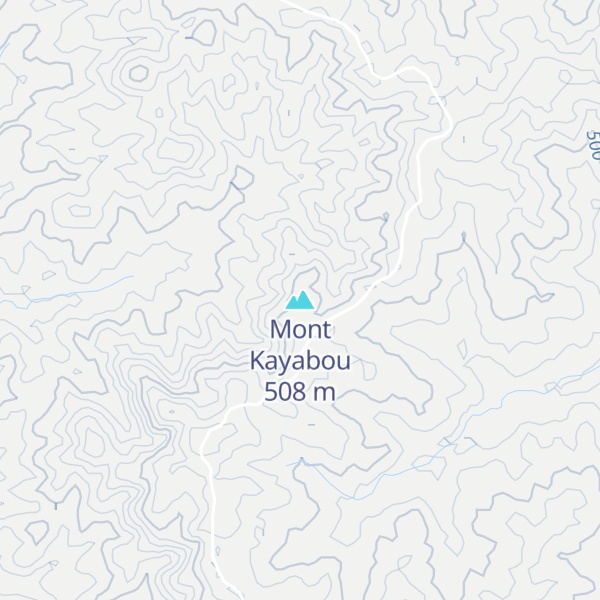 Map of Mont Kayabou