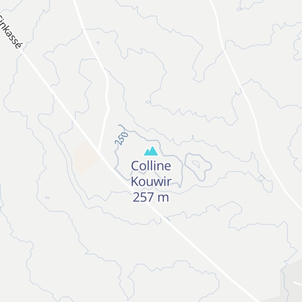 Map of Colline Kouwir