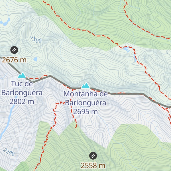 Map of Montanha de Barlonguèra