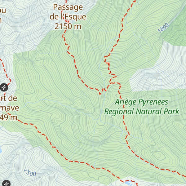 Map of Cabane de Trinqué