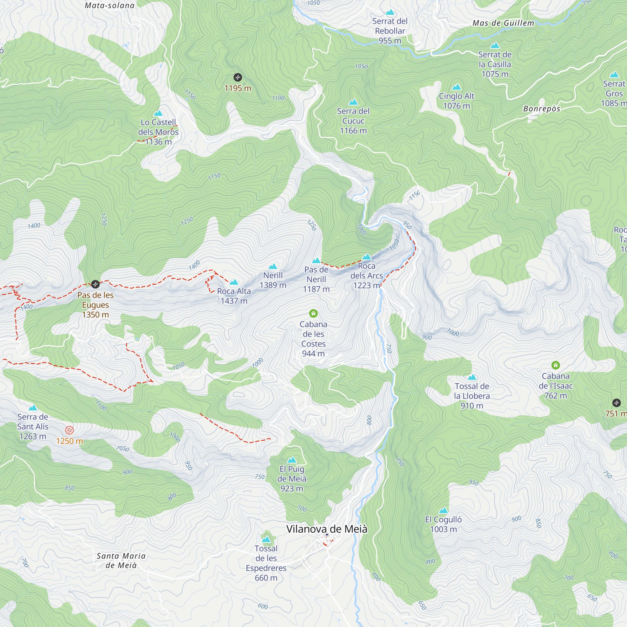 Cabana de les Costes map