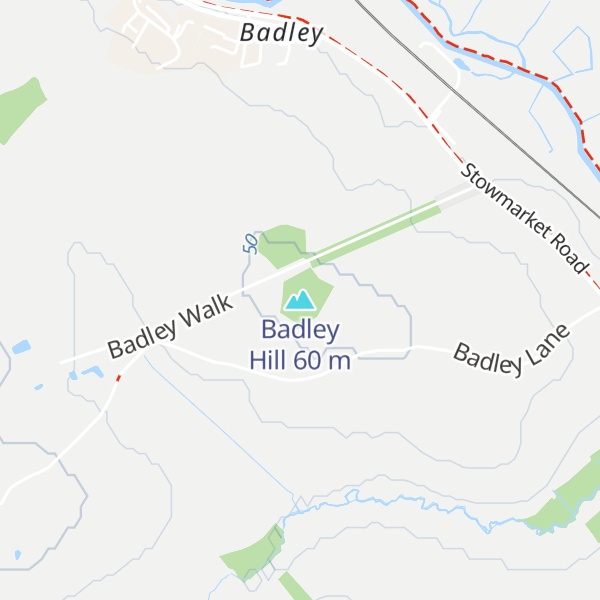 Map of Badley Hill