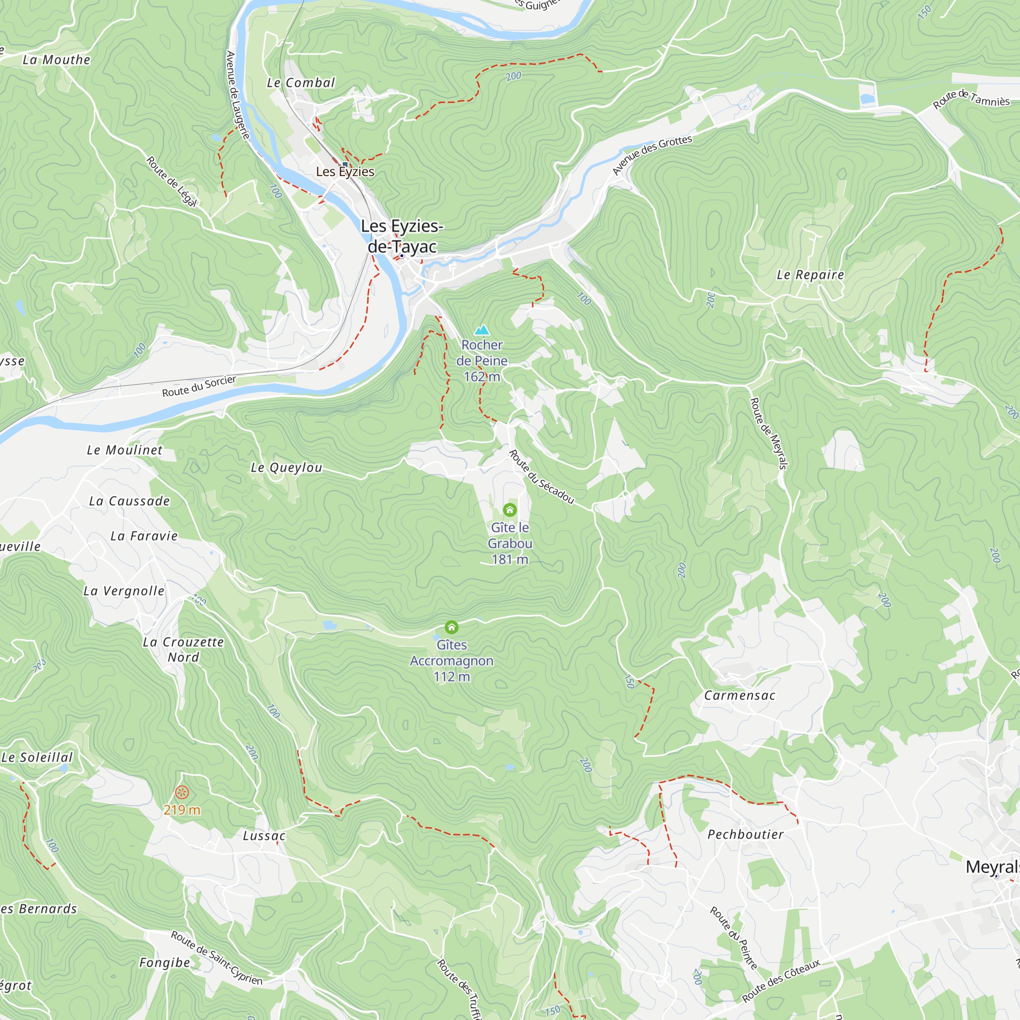 Gîte le Grabou map