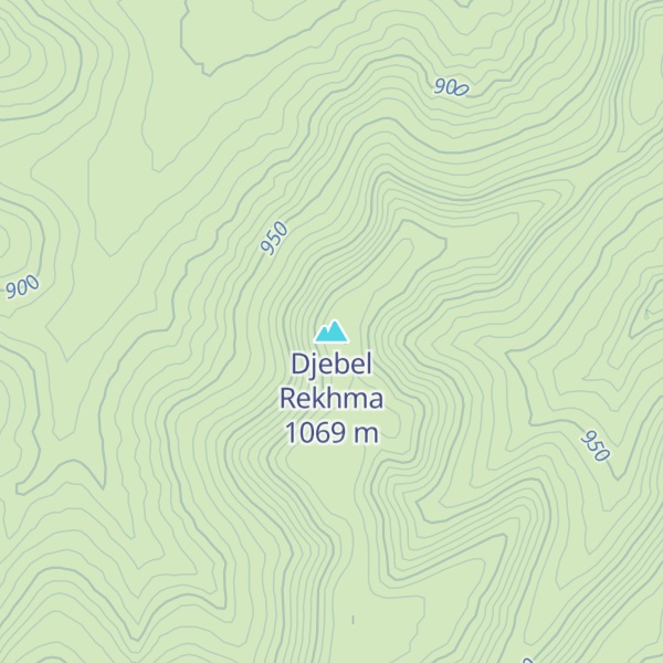 Map of Djebel Rekhma