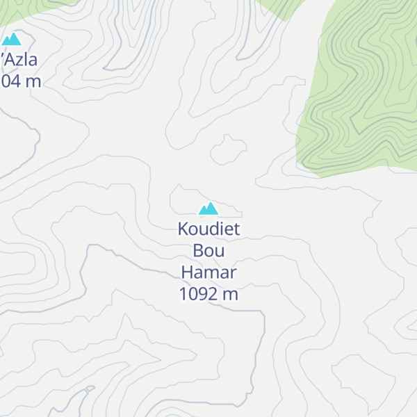 Map of Koudiet Bou Hamar