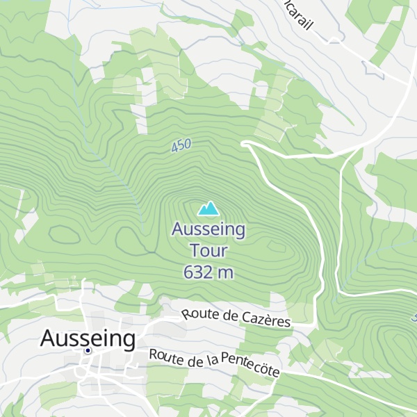 Map of Ausseing Tour