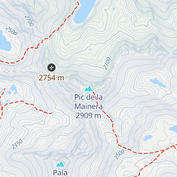 Map of Pic de la Mainera