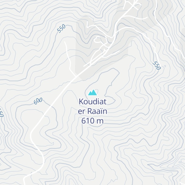 Map of Koudiat er Raaïn