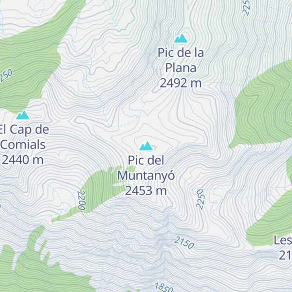Map of Pic del Muntanyó