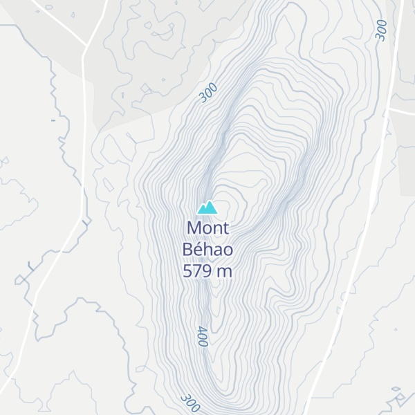 Map of Mont Béhao